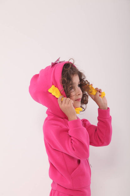 3 in 1 Pullover mit Spielzeug und Reisekissen Prinzess