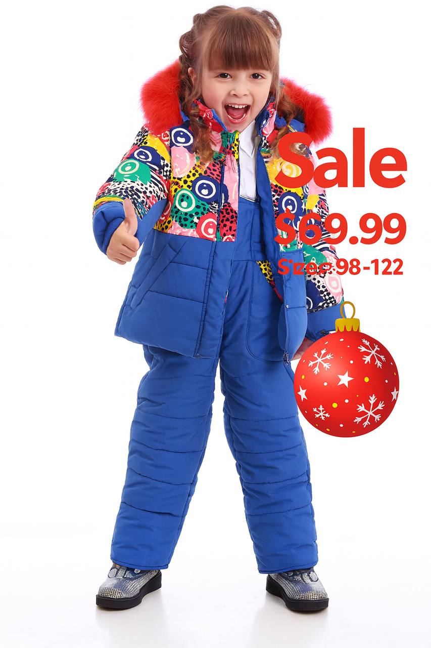 Winter Unisex Kinder-Set – Warm & Farbig – Gr. 98, 104, 110, 122