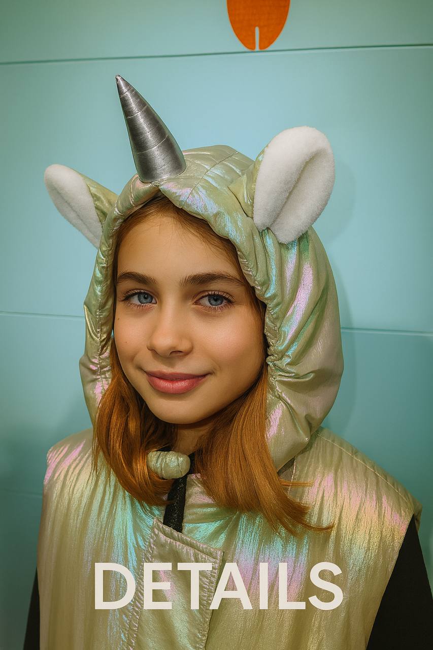 Жилет «Единорог» со светоотражателями, флисовая подкладка