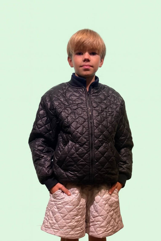 Unisex Steppjacke & Shorts – Leichtes Übergangs-Set – Auch einzeln erhältlich