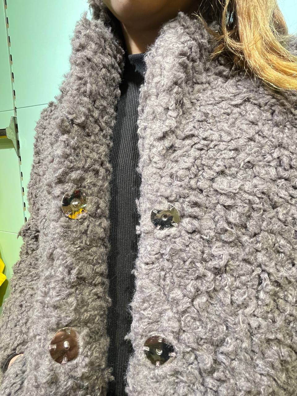 Mädchen Teddy Mantel – Warm & Stylisch – Gr. 104–128