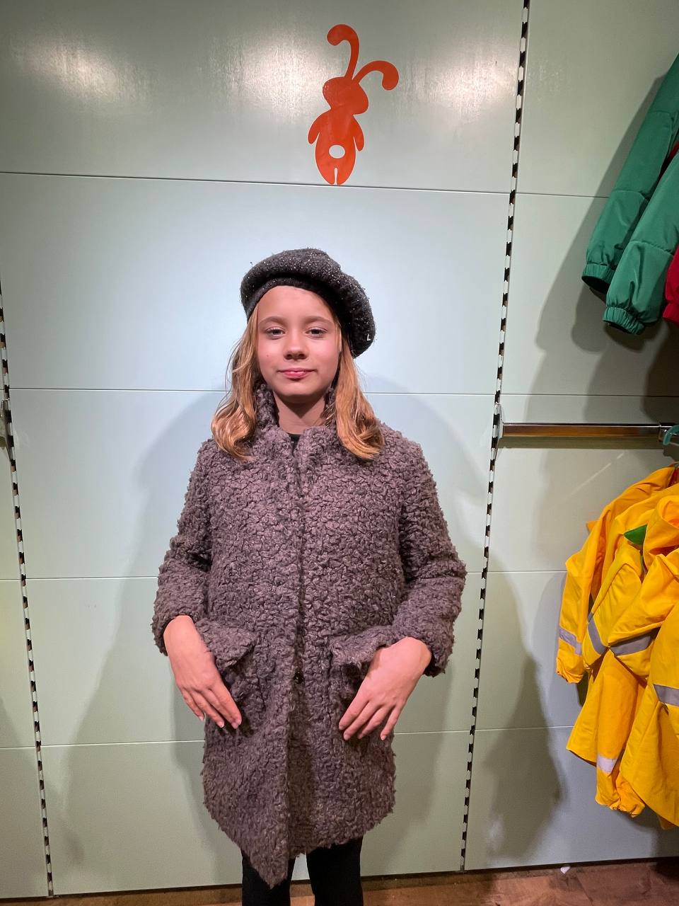 Mädchen Teddy Mantel – Warm & Stylisch – Gr. 104–128 Schoko