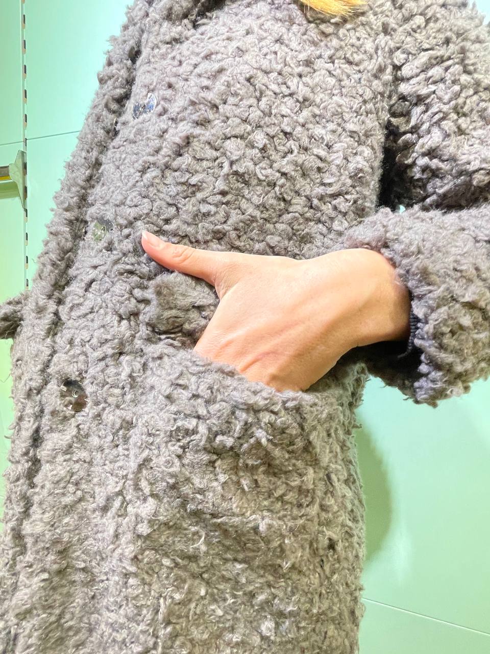 Mädchen Teddy Mantel – Warm & Stylisch – Gr. 104–128