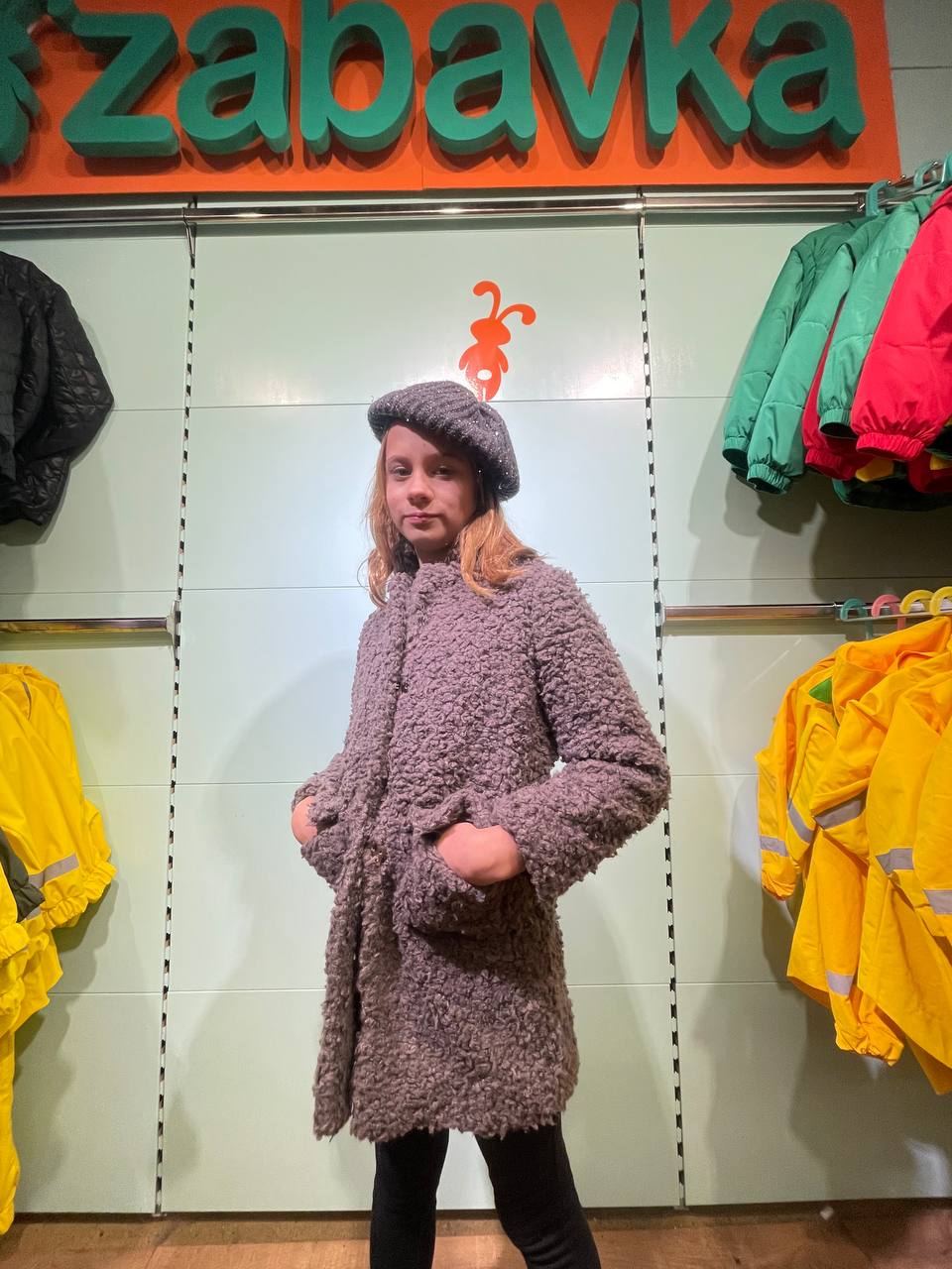 Mädchen Teddy Mantel – Warm & Stylisch – Gr. 104–128 Schoko